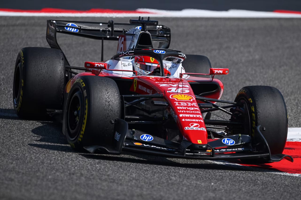 F1バーレーンテスト3日目 シャルル・ルクレールが午前最速