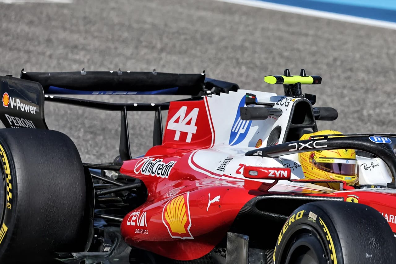 フェラーリF1の“反転リアウイング”にベアマン驚愕「何が起きたんだ？」