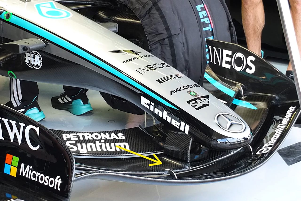 フォーミュラ1カー 技術革新 メルセデス流フロントウイング解釈