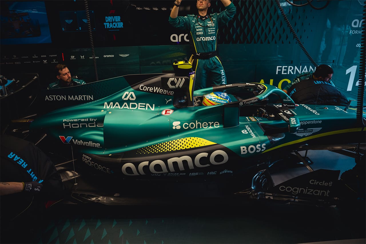 アストンマーティンF1 PU対策に前進 ホンダがバッテリー振動低減を確認