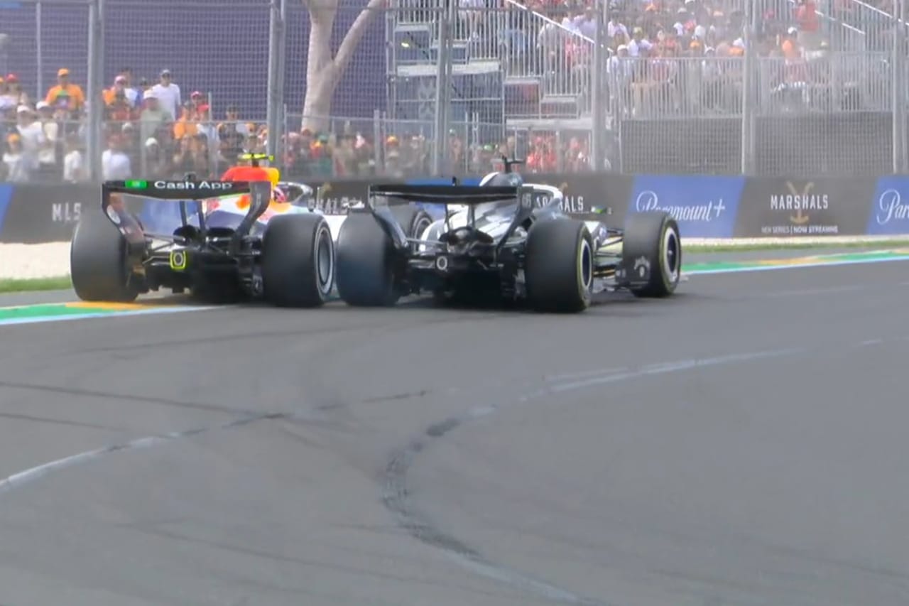 リアム・ローソンとセルジオ・ペレス