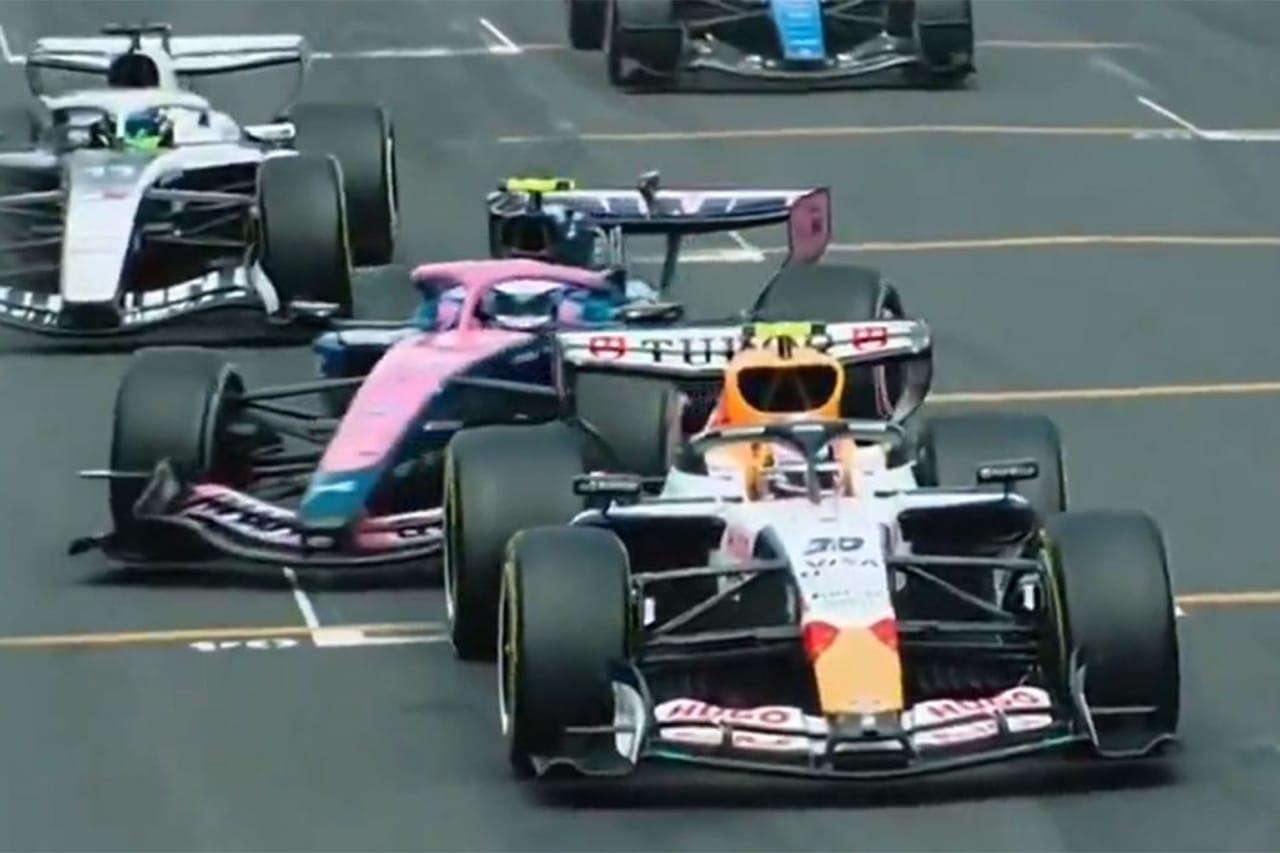 フランコ・コラピント F1開幕戦で大事故寸前 ローソンの失速を回避