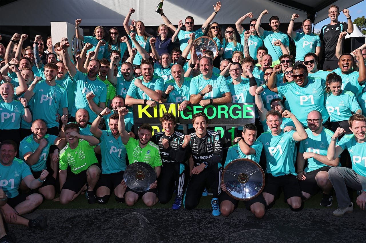 メルセデスF1 オーストラリアGP決勝「完璧なシーズンのスタート」