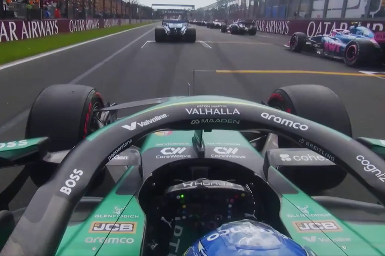 【動画】フェルナンド・アロンソ アストンマーティン・ホンダF1で圧巻スタート