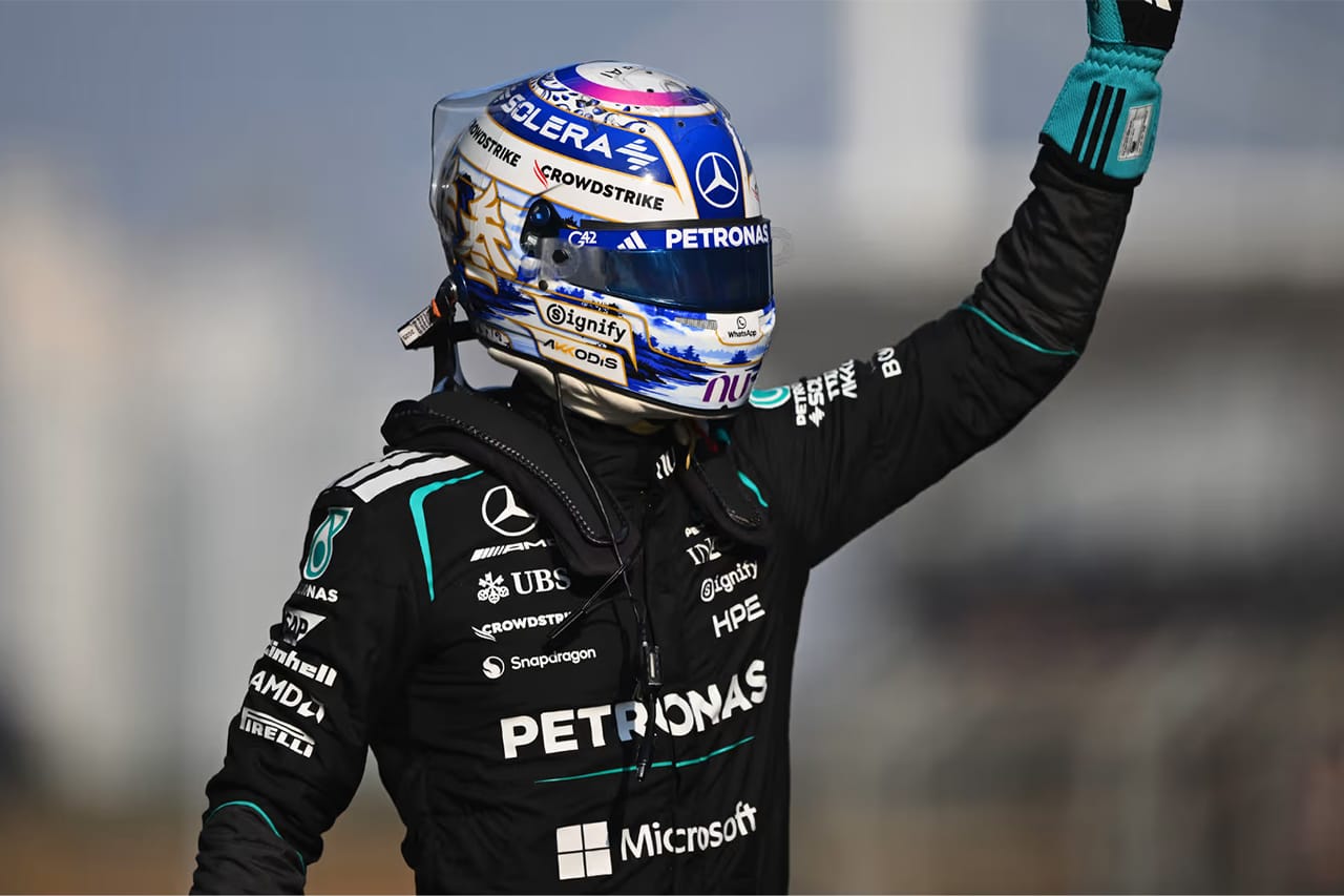 F1中国GP スプリント予選 ラッセルがポール メルセデスがフロントロウ独占