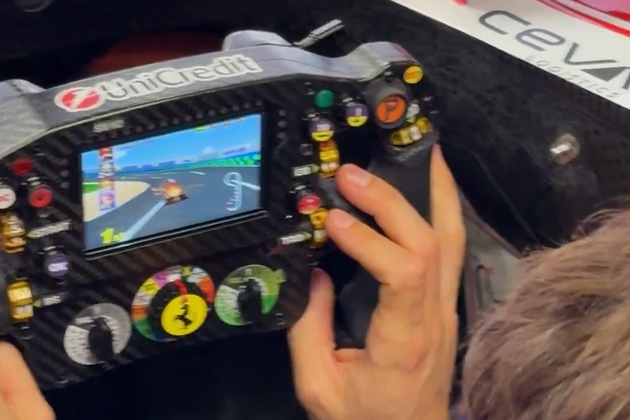 フェラーリF1 シャルル・ルクレール“マリオカート発言”を公式動画でネタ化