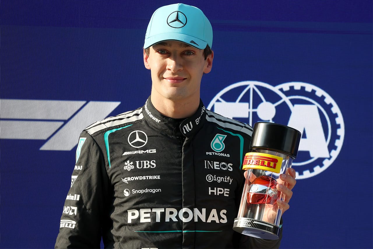 ジョージ・ラッセル F1中国GPスプリントポール「運転が本当に楽しいマシン」