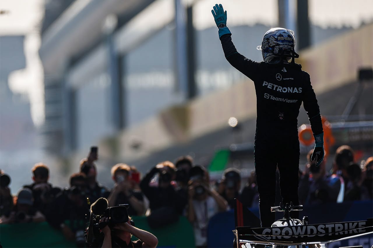 メルセデスF1 中国GP初日「セットアップは良い位置に落ち着いた」