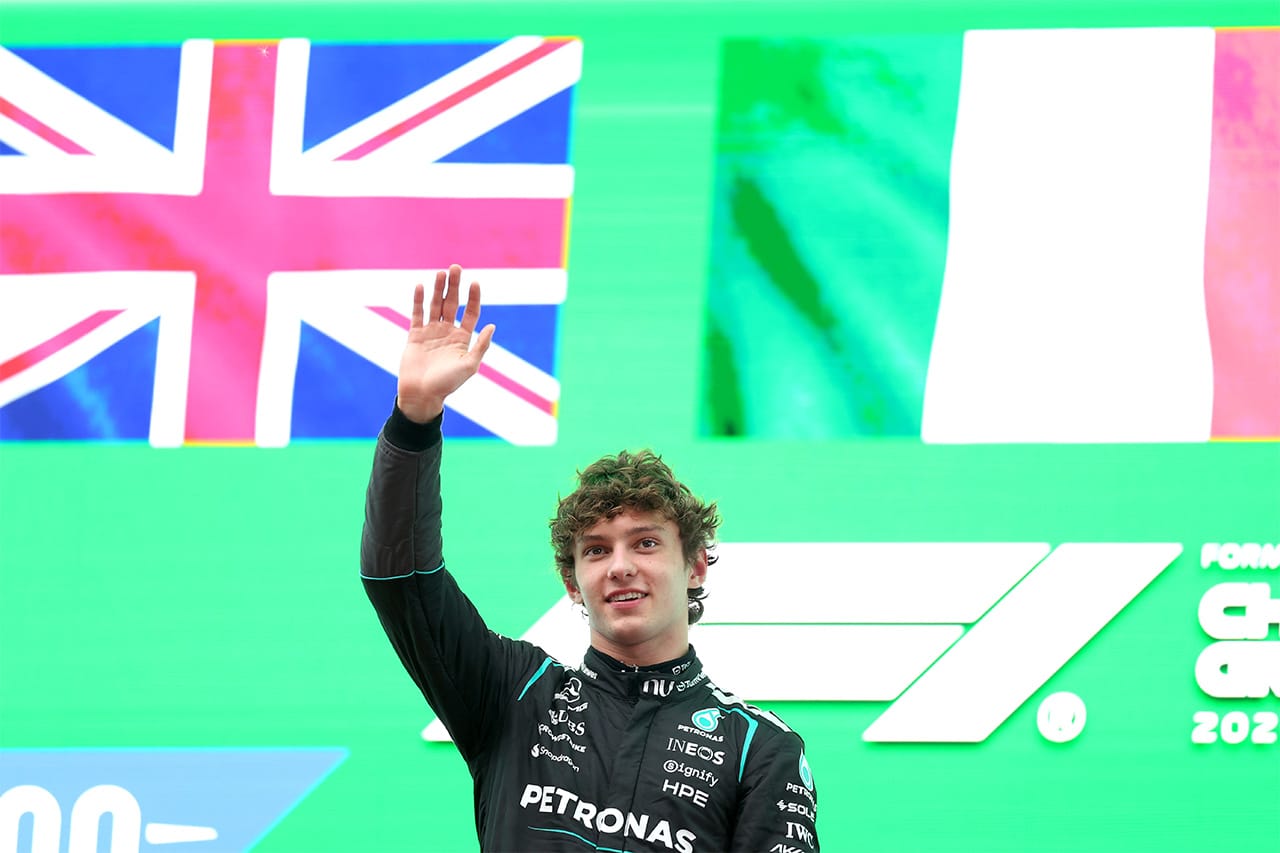 キミ・アントネッリ 中国GPでのF1初優勝 表彰式で“ライコネン”と紹介の珍事