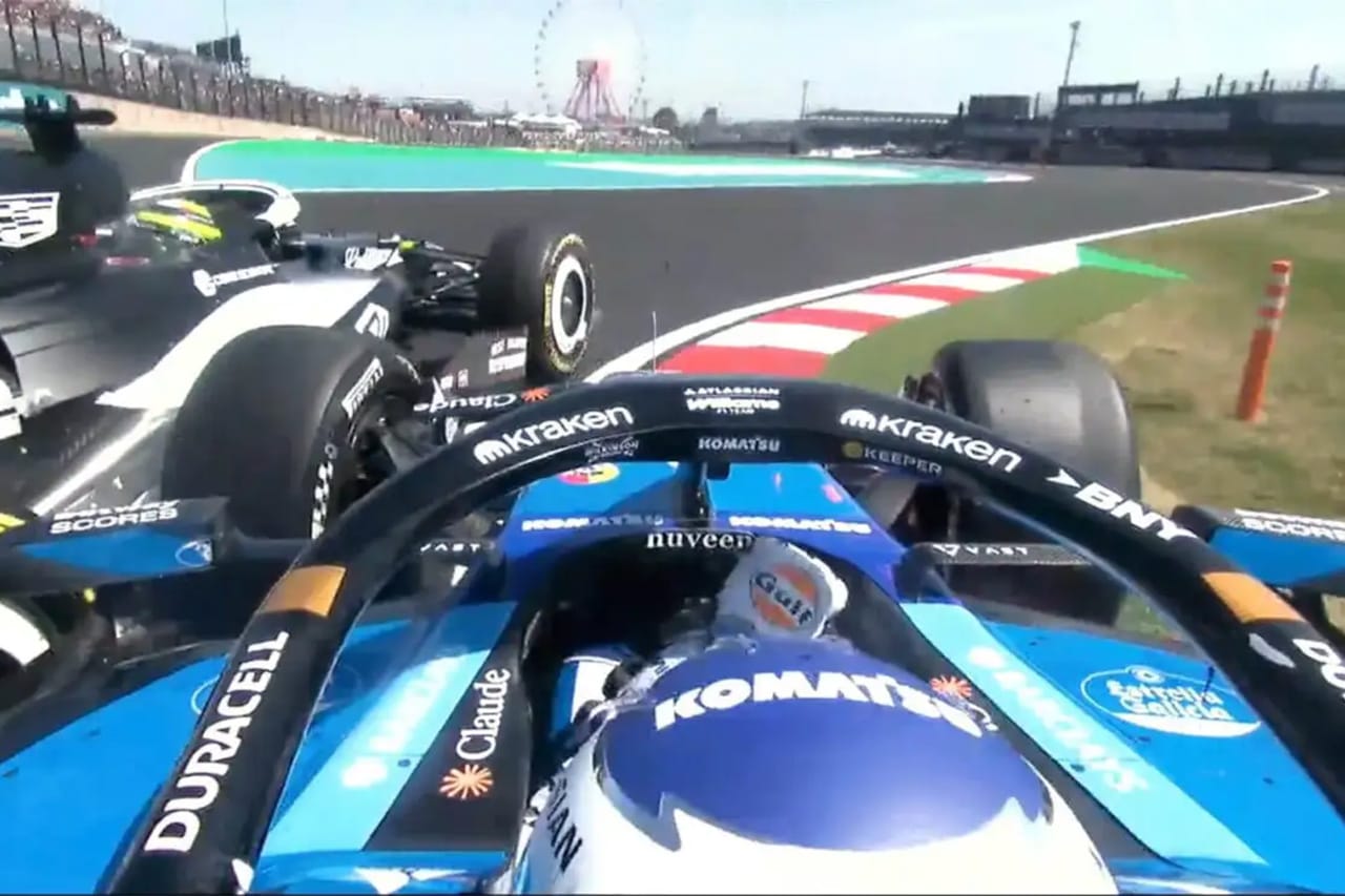 F1日本GP FP1でクラッシュ ペレスとアルボンがFIA審議対象