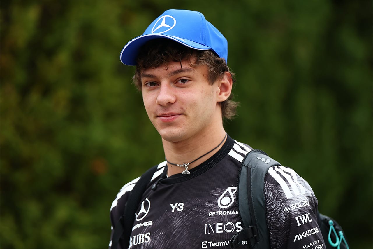 キミ・アントネッリ F1初優勝の裏で左手靭帯損傷 鈴鹿では装具着用