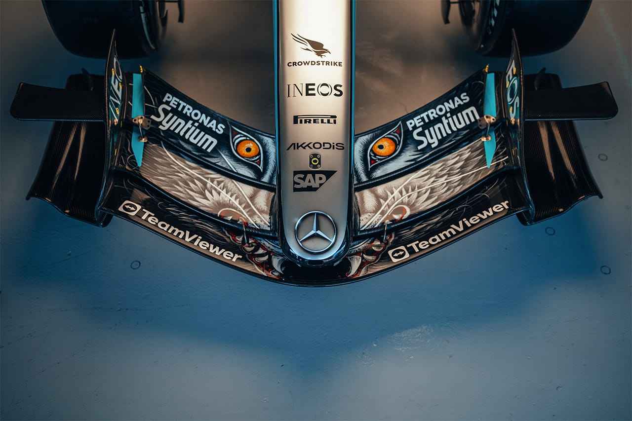 メルセデスF1フロントウイング論争 FIAが違反否定「悪意も性能影響もない」