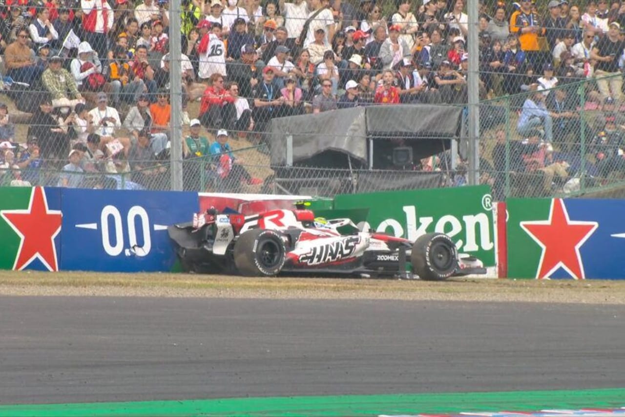 オリバー・ベアマン F1日本GPで50Gの大クラッシュも骨折なし