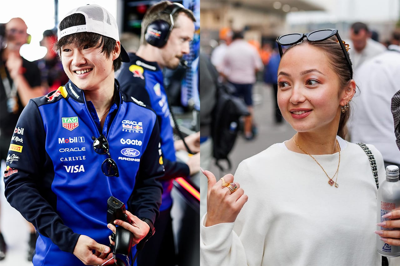 角田裕毅 交際説が浮上 ケイナがF1日本GP帯同 SNSで“相互いいね”