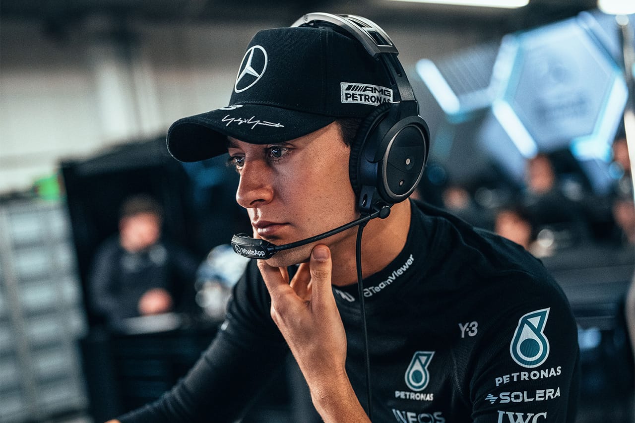 メルセデスF1代表「ラッセルにプレッシャーはない」アントネッリ躍進も影響なし