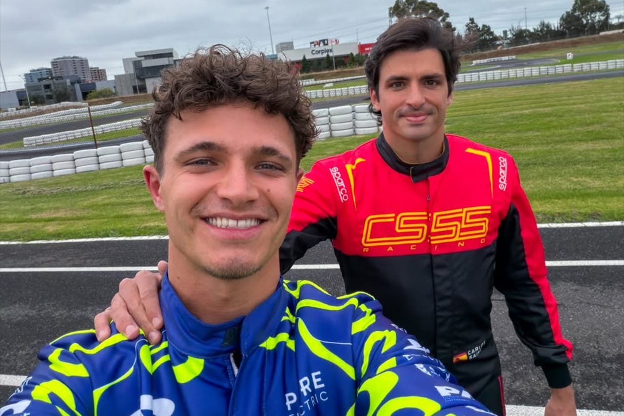 ランド・ノリス F1名コンビ“カルランド”復活 Quadrantでサインツと再共演