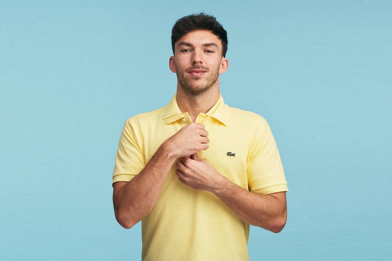 ピエール・ガスリー ラコステのアンバサダー就任 F1ドライバーとして新たな顔