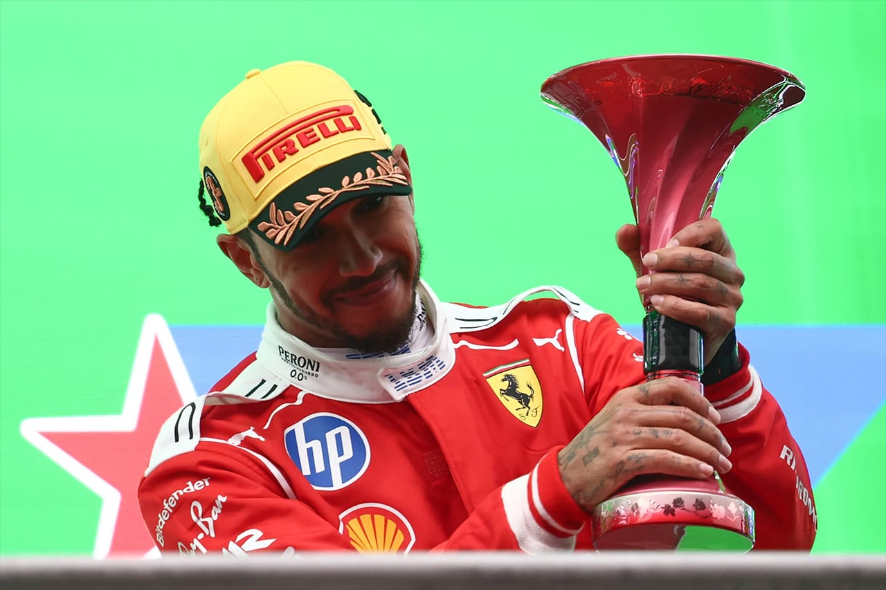 ルイス・ハミルトン フェラーリF1初表彰台まで25戦 チームが支えた「次こそ」