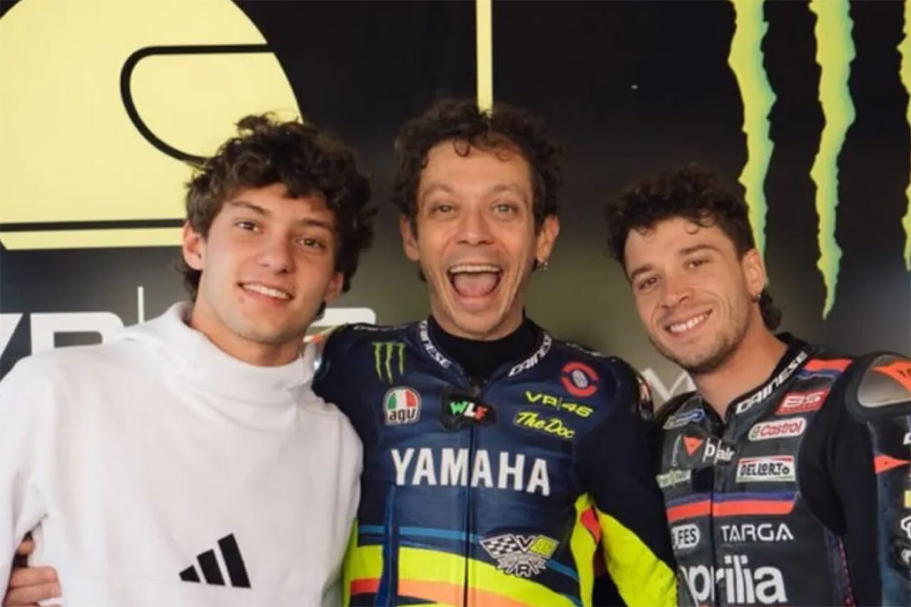 キミ・アントネッリ F1中断期間にVR46ランチ訪問 ロッシの聖地で休暇満喫
