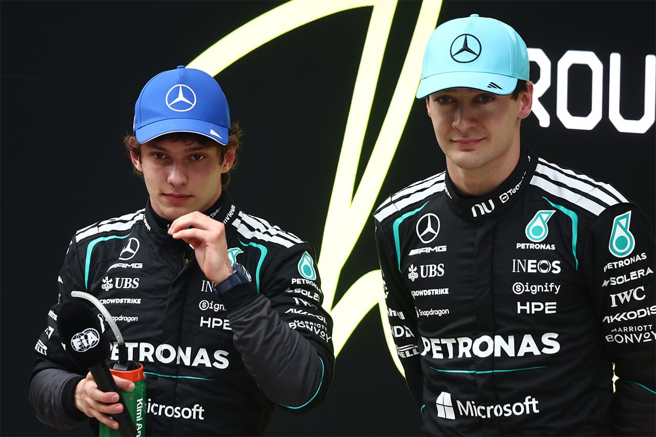 メルセデスF1内紛の火種か アントネッリ首位で緊張とマルコ予測