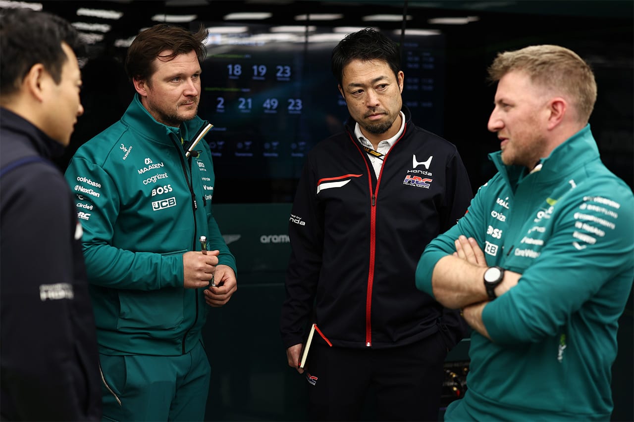 ホンダF1 アストンマーティンと共同対策 さくらで改善へ連携強化