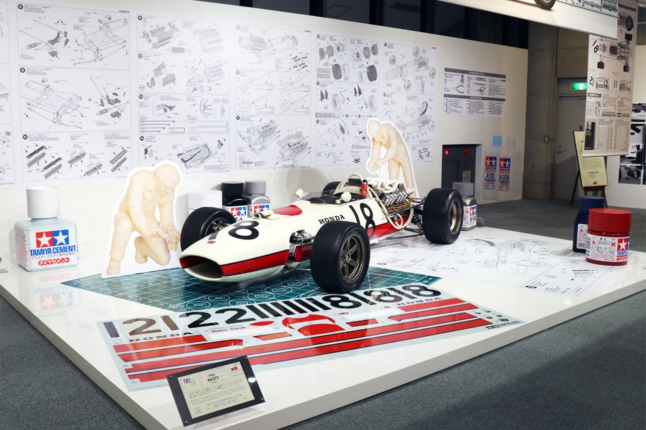 ホンダF1 RA273参戦60年 タミヤと“1/1×1/12”特別展示