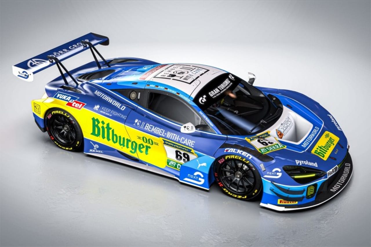 シューマッハ伝説のF1カラーがニュル24時間で復活 マクラーレンGT3で再現