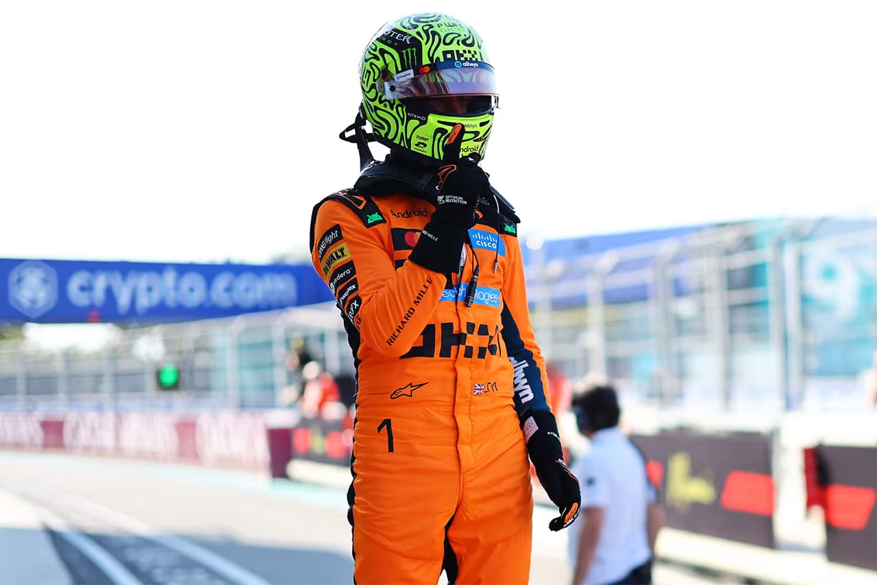 F1マイアミGPスプリント予選 ランド・ノリスがポール獲得 アントネッリ2番手