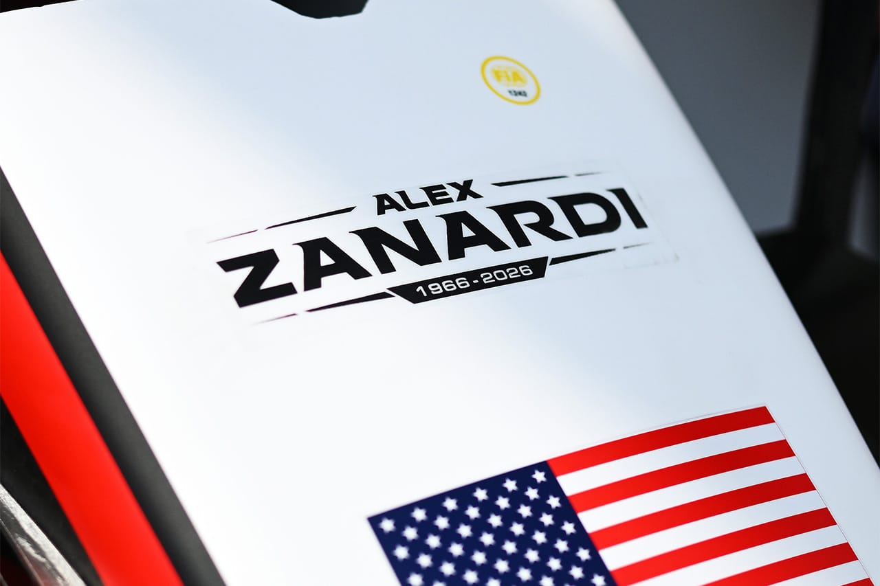 ハースF1チーム ザナルディ追悼 マイアミGPでマシンにステッカー掲示