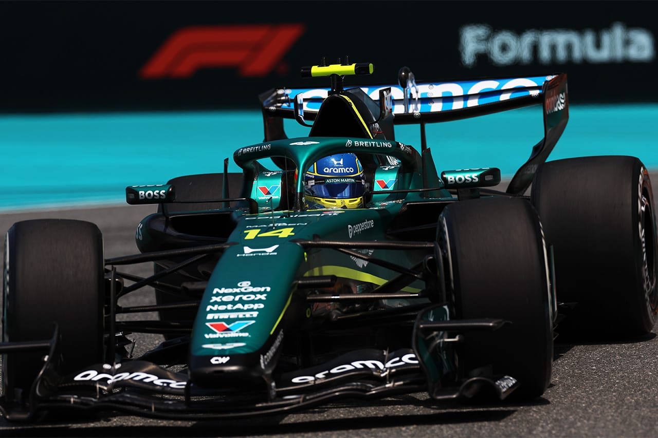 F1マイアミGP スプリント予選SQ1 アストンマーティン・ホンダは最下位