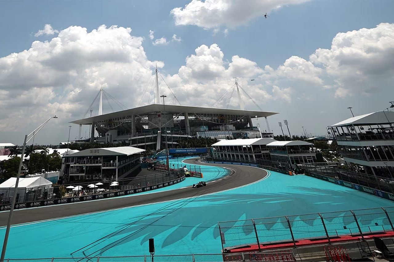 F1マイアミGP決勝 テレビ放送時間・配信日程（フジテレビNEXT・FOD）
