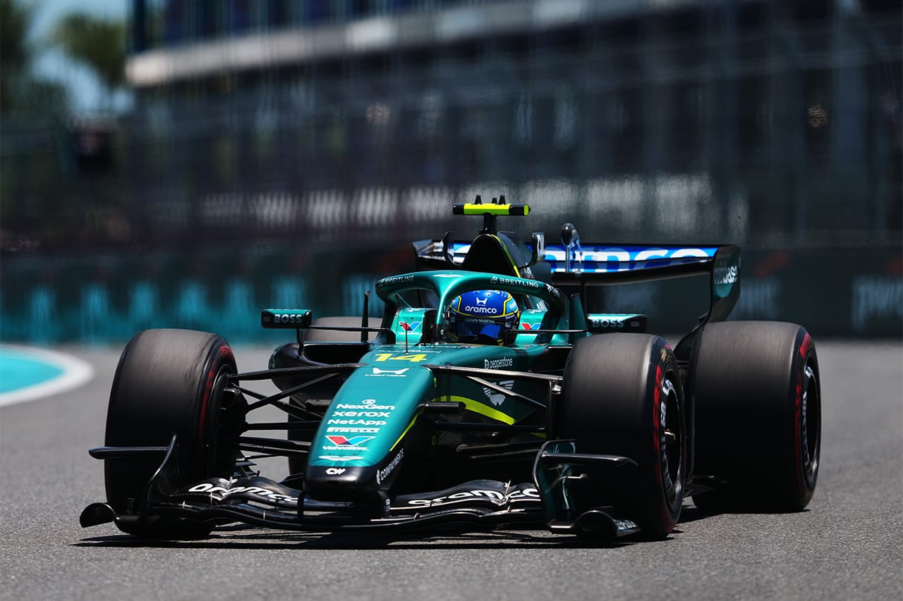 F1マイアミGP 予選Q1 アストンマーティン・ホンダは2台揃って脱落