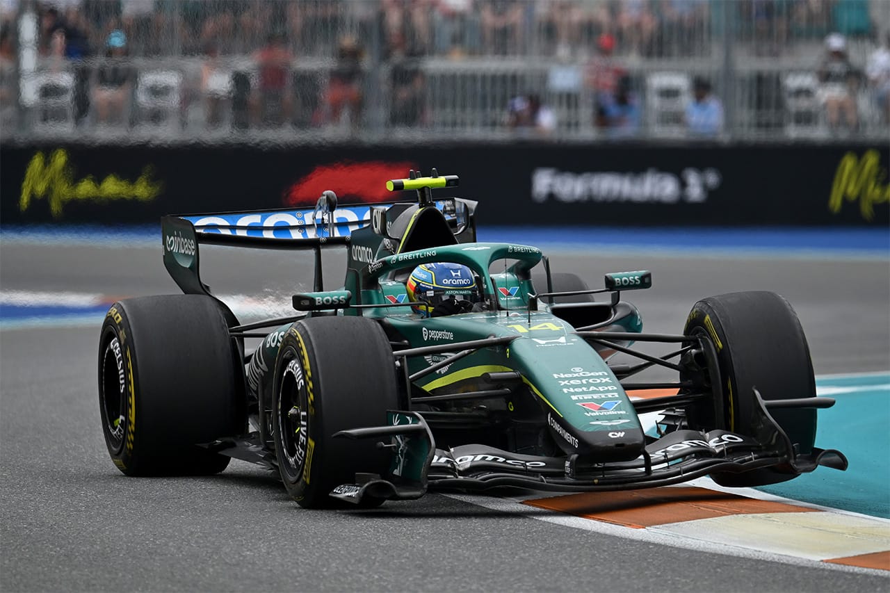フェルナンド・アロンソ（アストンマーティン・コグニザント・フォーミュラワンチーム） F1 マイアミグランプリ