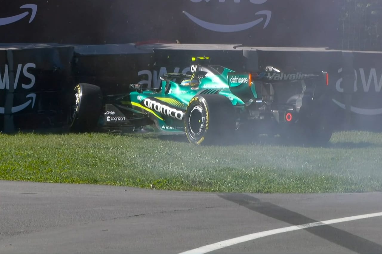フェルナンド・アロンソ F1カナダGP SQ1でクラッシュ「ロックアップした」