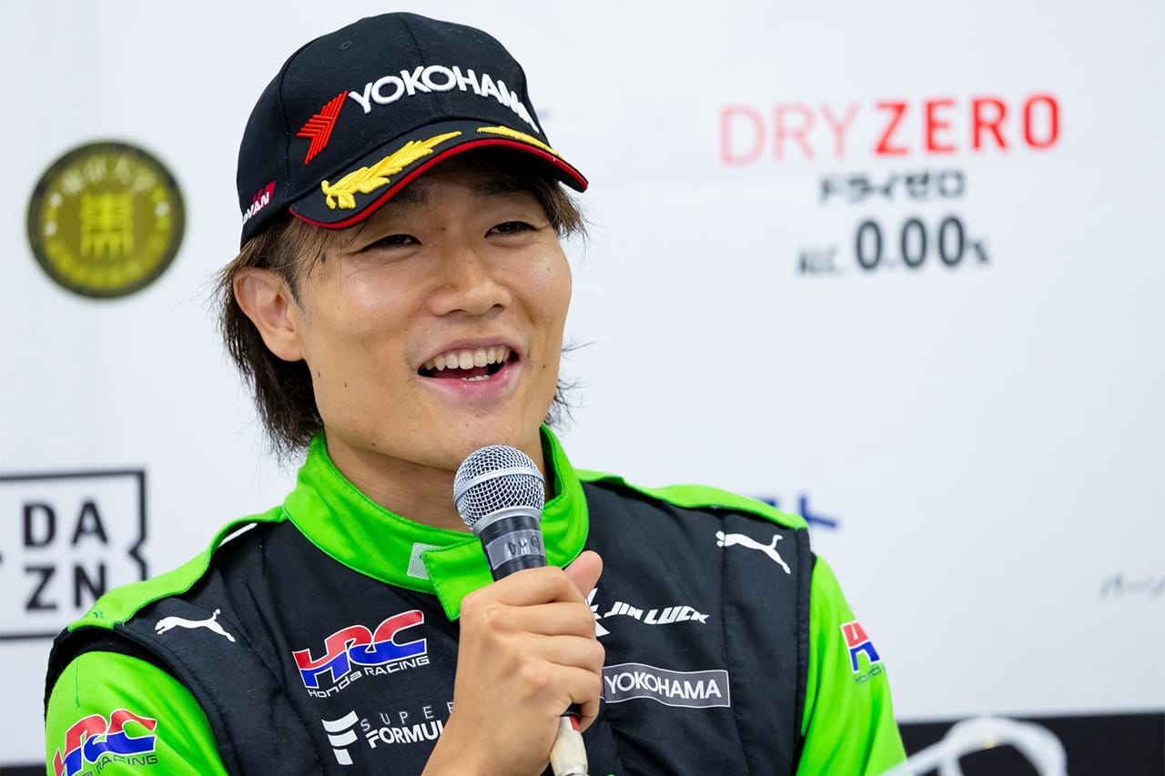 松下信治 スーパーフォーミュラ鈴鹿決勝2位「運を引き寄せた」