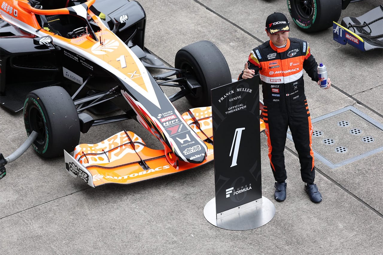 スーパーフォーミュラ鈴鹿予選 岩佐歩夢が今季3度目のポールポジション