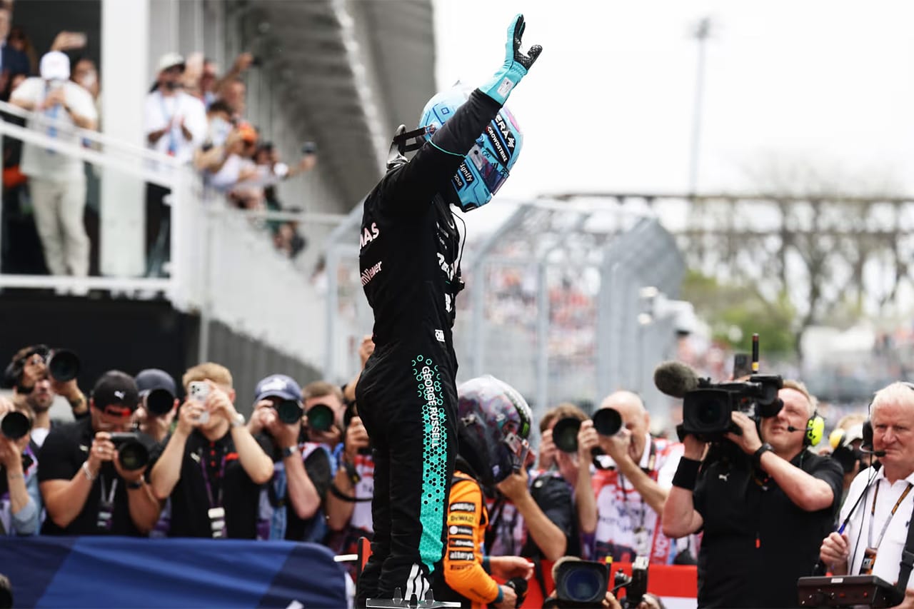 ラッセルが接触寸前バトル制覇 アントネッリとの火花散るF1カナダGPスプリント