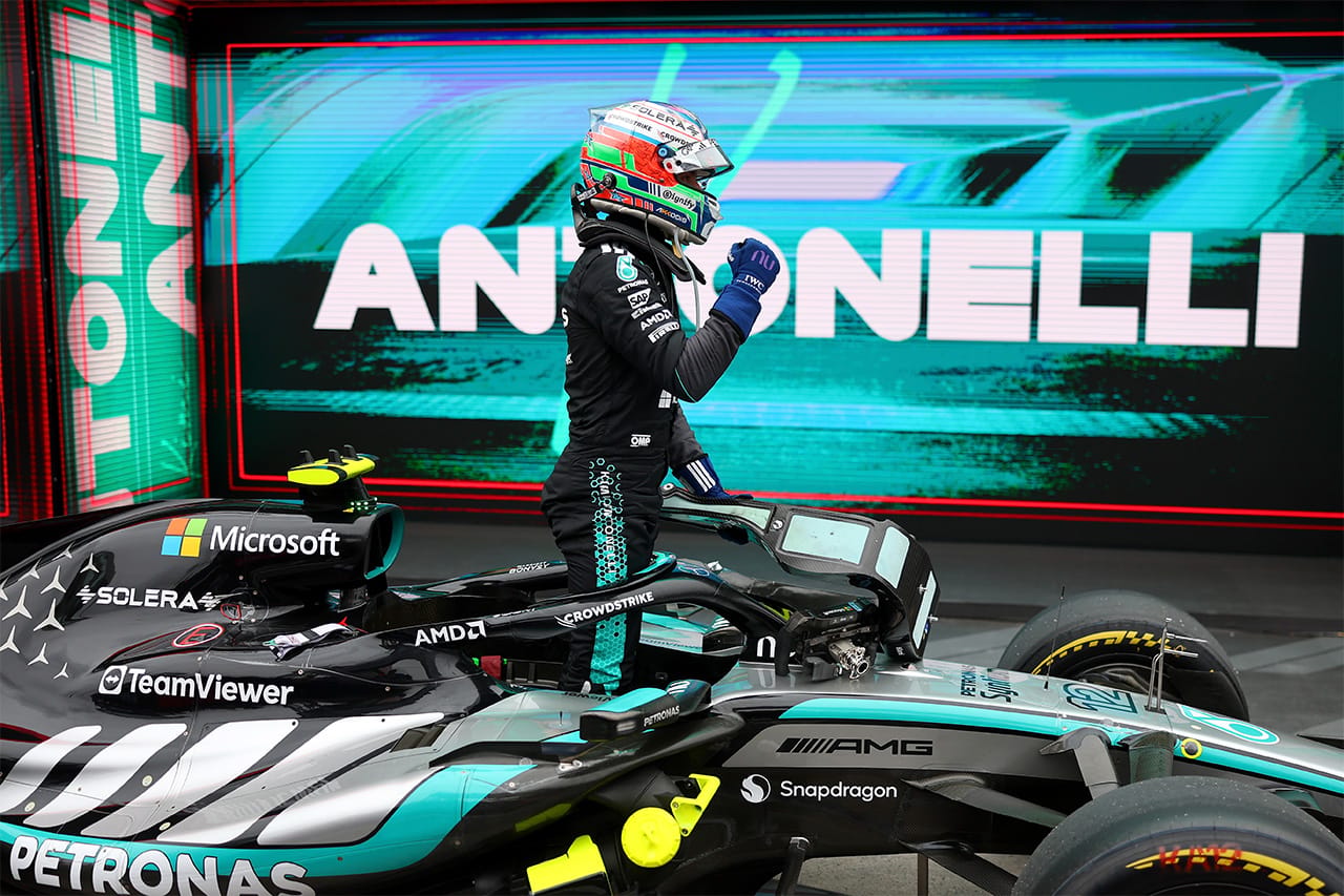 キミ・アントネッリ F1史上初の快挙 “初優勝から4連勝”達成