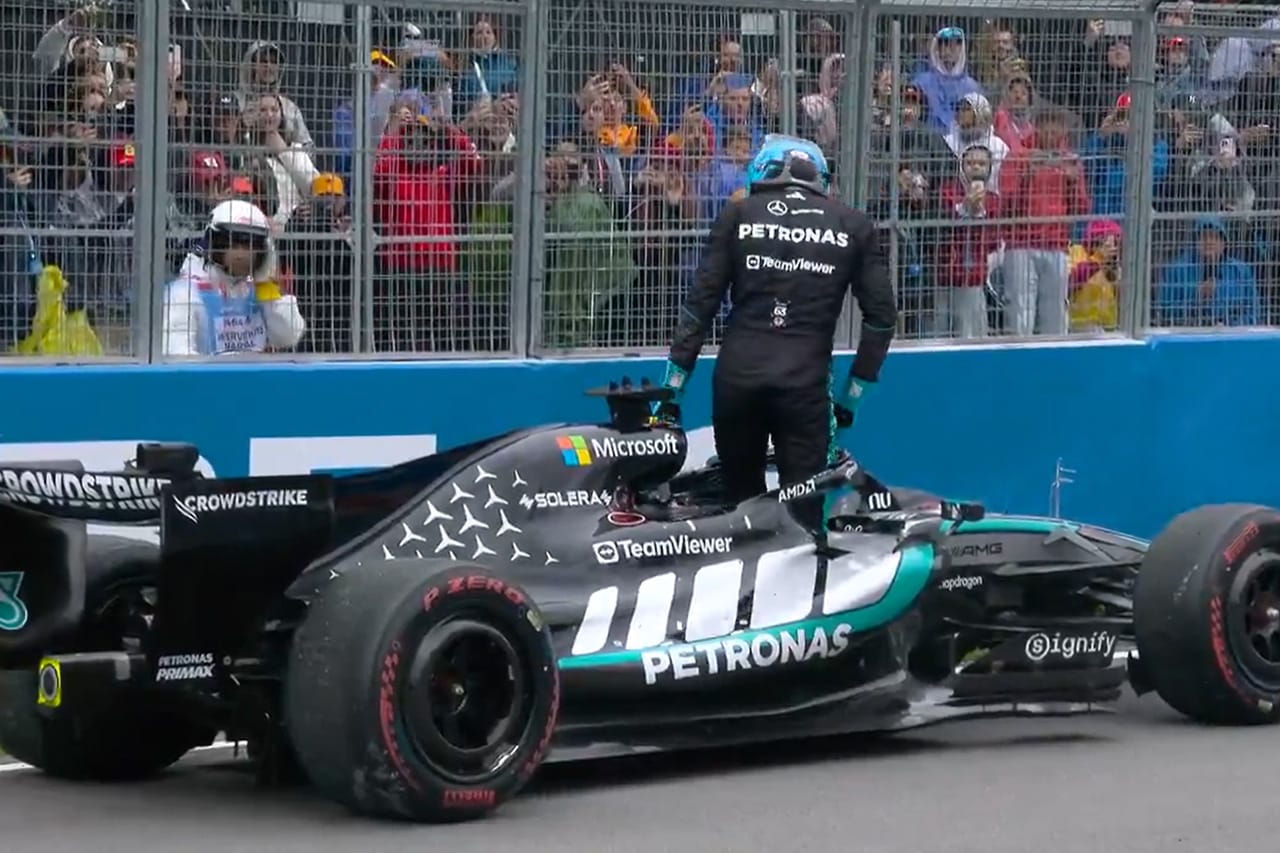 ジョージ・ラッセル F1カナダGPでのヘッドレスト投げ捨てで約92万円の罰金