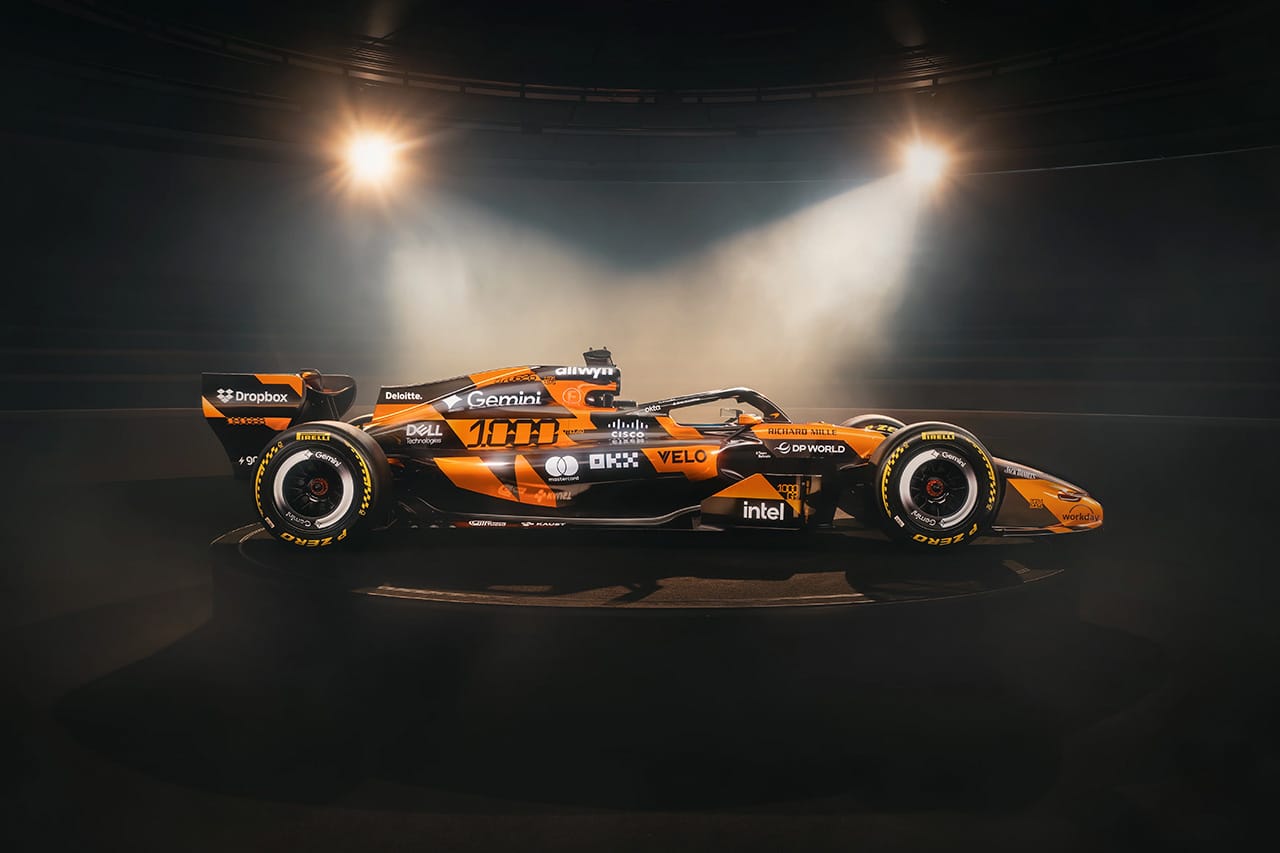 マクラーレンF1 1000戦目を記念した特別カラーを発表「決して諦めない」