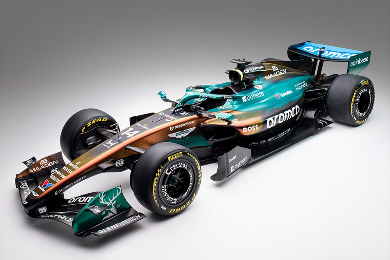 アストンマーティンF1 モナコGPで変幻自在の特別カラー マーデンと共同企画