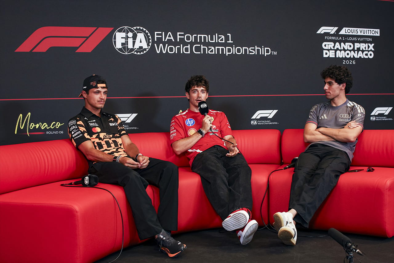 F1モナコGP 記者会見 PART1：ルクレール「フェラーリは常に第一の選択だった」