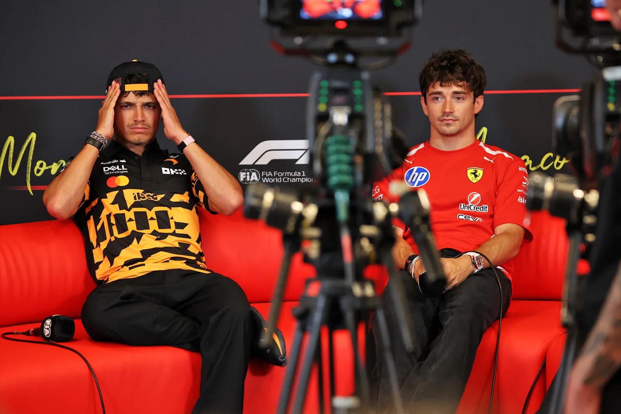 ランド・ノリスとシャルル・ルクレール F1モナコGP会見への遅刻でFIA召喚
