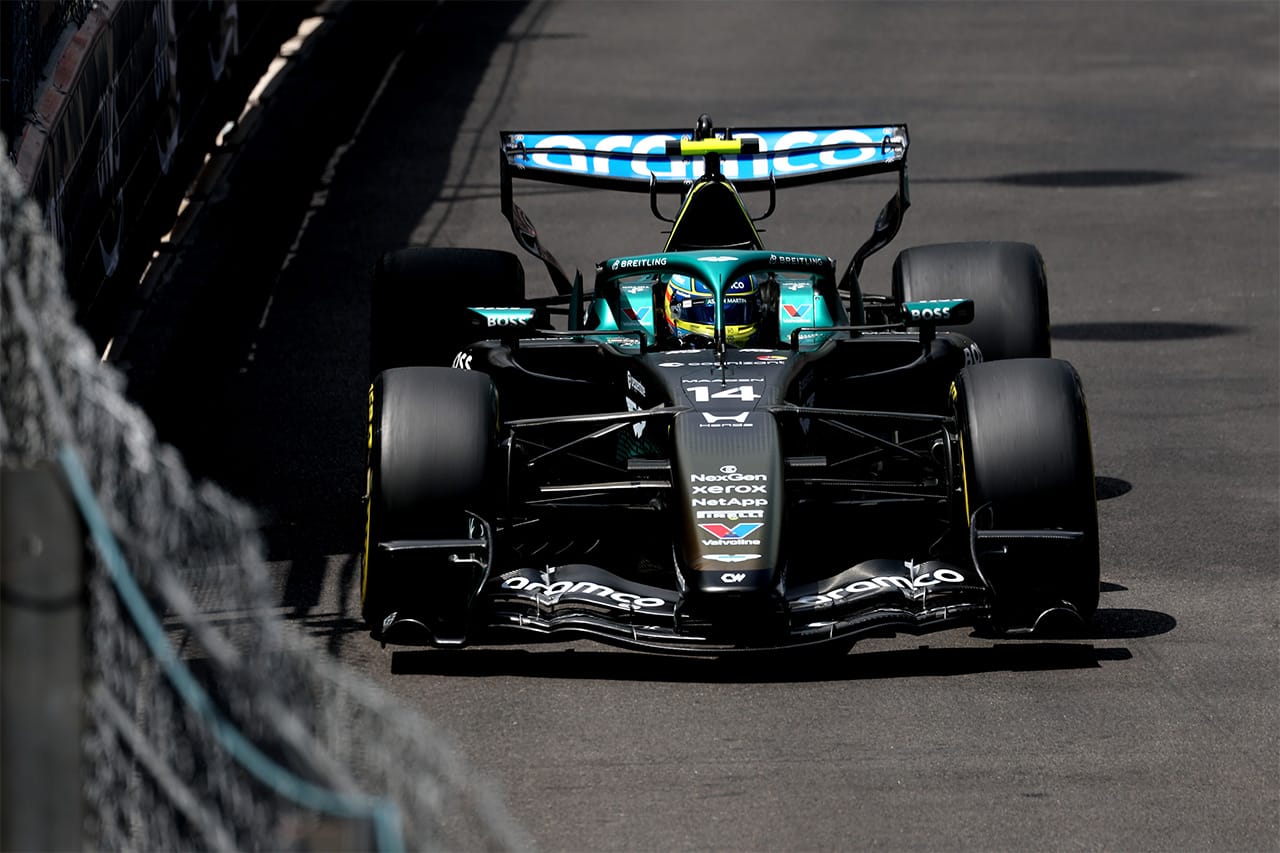 F1モナコGP フリー走行2回目 結果・タイムシート：アロンソ20番手