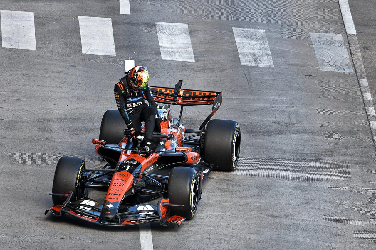 ランド・ノリス（マクラーレン） F1 モナコGP 初日