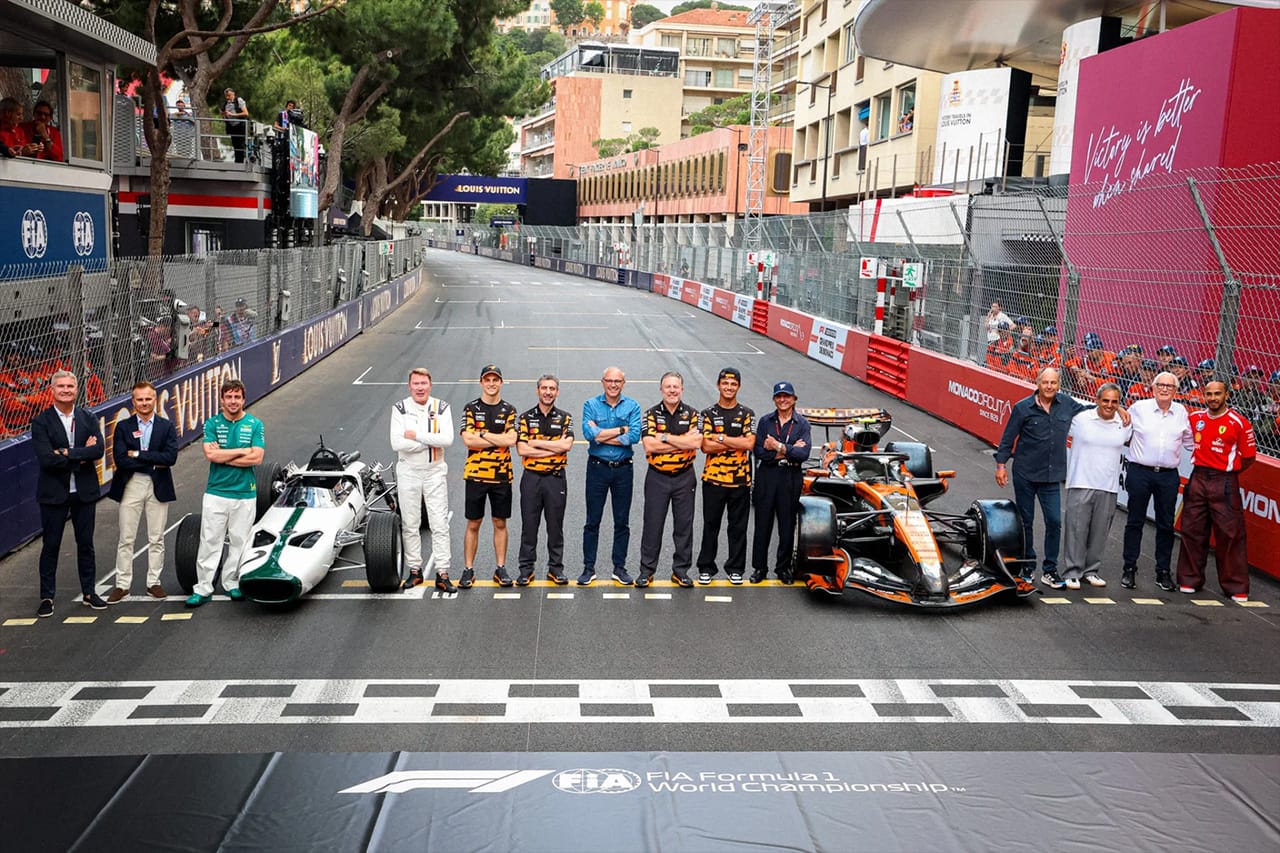 マクラーレン F1通算1000戦を記念して歴代勝者がモナコに集結