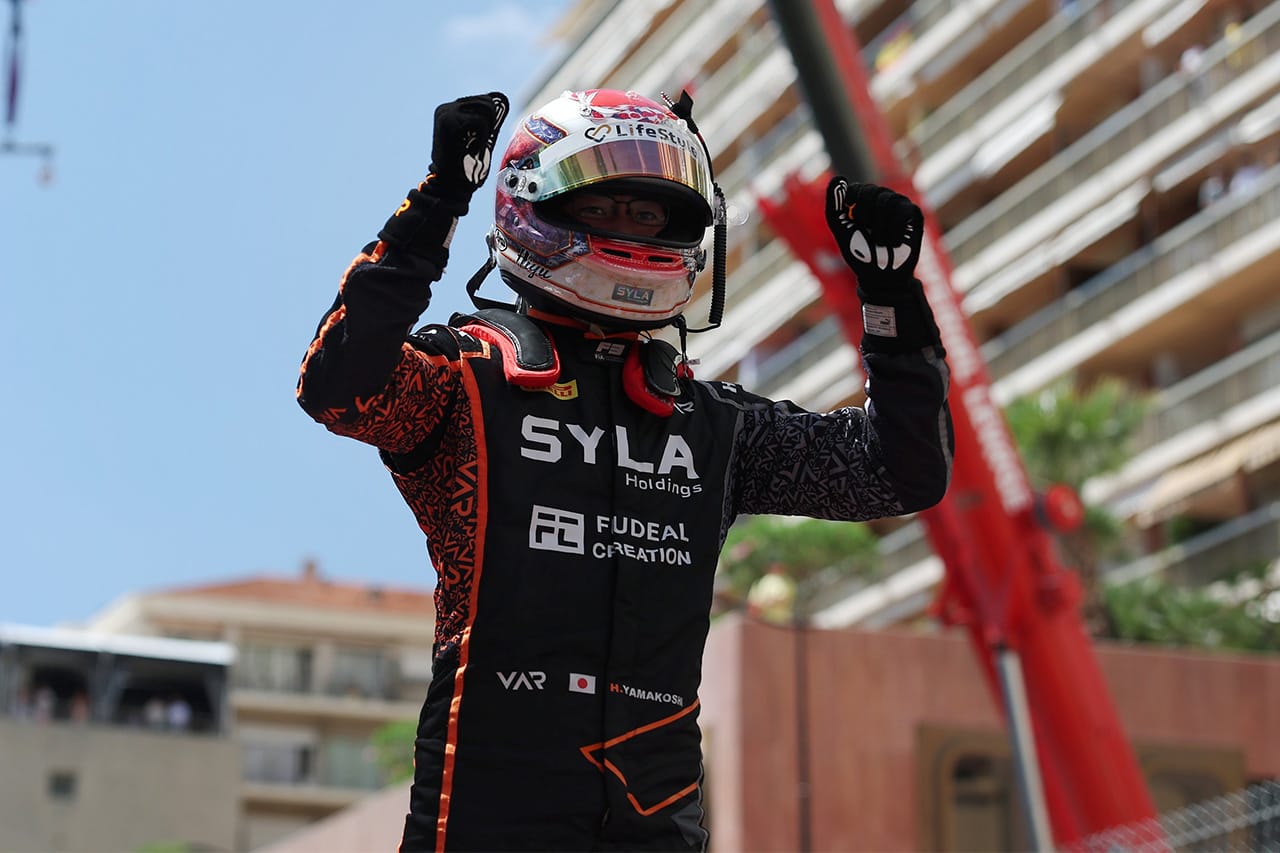 山越陽悠 F3モナコ戦スプリントレースで初優勝「モナコの勝者になれた」