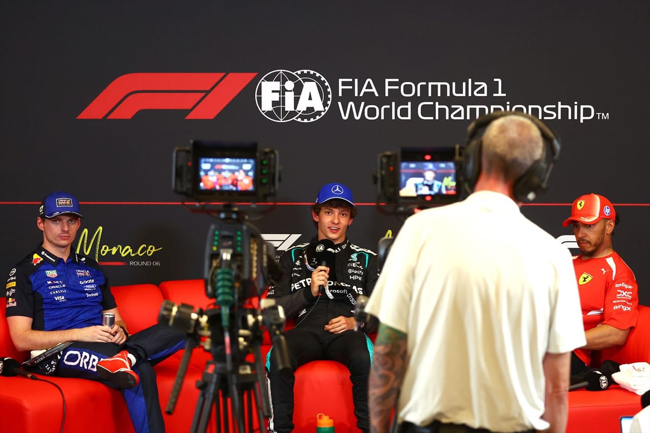 F1モナコGP予選 FIA記者会見:アントネッリ「まだ震えている」