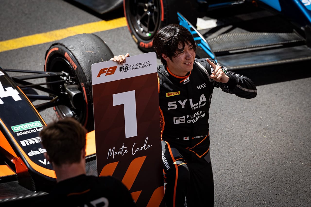 山越陽悠 FIA F3モナコ戦失格「日の丸と共に君が代を流せたことはリアル」