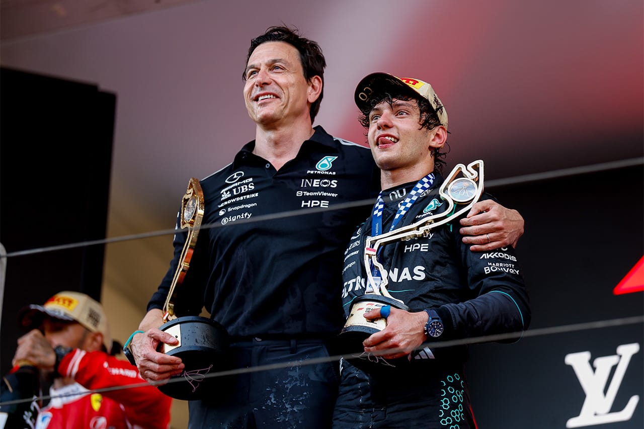 F1モナコGP決勝後ポイントランキング：アントネッリ独走 ハミルトン2位浮上